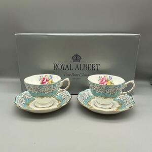 レア【送料無料】ROYAL ALBERT/正規品/新品未使用/エンチャントメント/Enchantment/カップ&ソーサー/２客セット/花柄/C&S(862)