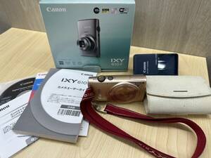 【美品】Canon キヤノン IXY610F ゴールド コンパクト　デジタルカメラ