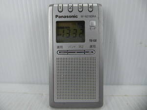 ★☆Panasonic FM/AMポケットラジオ RF-ND180RA 難あり動作品 オマケ新品電池付き☆★