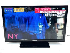 【発送詳細要確認】Hisense ハイセンス 液晶テレビ 2018製 HJ20D55 20型 動作確認OK　0002