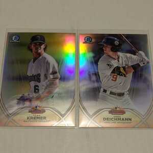 2020 Bowman Chrome Arizona Fall League2枚セット Deichmann/Kremer