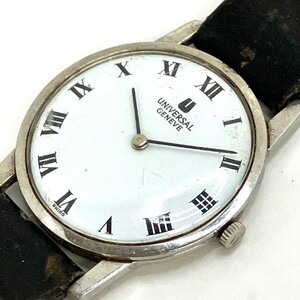 Y062-K18-5619◎ UNIVERSAL GENEVE ユニバーサルジュネーブ 3121 566 842 101 手巻き メンズ腕時計 2針