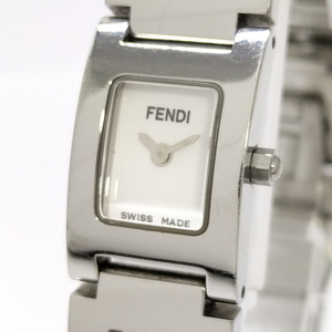 【中古】FENDI ステラ レディース 腕時計 SS クオーツ ホワイト文字盤 3150L