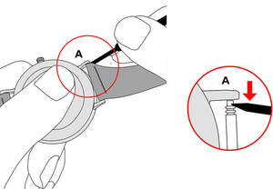 バネ棒外し 時計 ベルト 腕時計交換修理用 送料無料 送料込み
