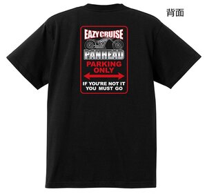 EAZY CRUISE カーショーＴシャツ 黒 バイク PANHEAD S/M/L/XL パンヘッド ハーレー チョッパー