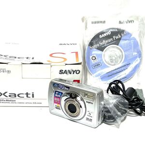 ★訳あり大特価★サンヨー SANYO DSC-S1 Xacti S1 コンパクトデジタルカメラ★333#22