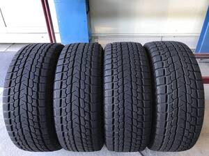 235/55R18 100Q 2016年43週 【8.0㎜分山】 ヨコハマ YOKOHAMA lCE GUARD G075 4本セット♪