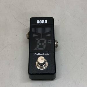 14 KORG Pitchblack MINI チューナー エフェクター 現状品 通電確認のみ ジャンク ギター 