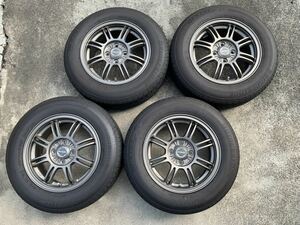 175/70R14 BS NEXTRY 22年 9〜9.5分山 RAYS A-LAP 14×6J ブロンズ センターキャップ 付き 中古美品 送料込み 手渡し希望