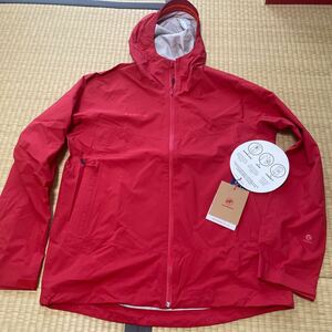 未使用 MAMMUT マムート ALBULA HS HOODED JACKET AFアルブラ ハードシェル フーディ ジャケット L レッド ナイロンジャケット アウトドア