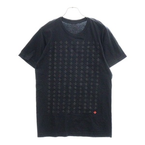 CHROME HEARTS クロムハーツ FOTI S/S TEE フォティ フロント ロゴプリント 半袖Tシャツ ブラック