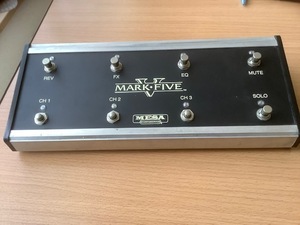 MESA　BOOGIE　MARK５　専用フットスイッチ　ケーブル付き　動作確認済み　MARK　FIVE