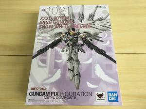 087(19-27)【1円スタート】GUNDAM FIX FIGURATION METAL COMPOSITE ウイングガンダムスノーホワイトプレリュード Frozen Teardrop