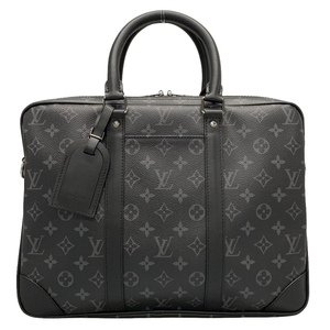 ルイヴィトン LOUIS VUITTON ビジネスバッグ M46457 ポルトドキュマンヴォワヤージュ モノグラムエクリプス RFID確認済み 美品 バッグ