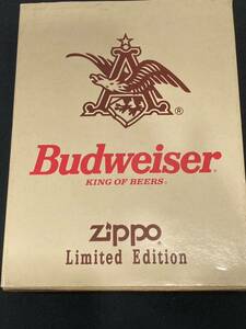 1円スタートZippo zippo ZIPPO 喫煙グッズ オイルライター　Budweiser KING OF BEERS 灰皿付き