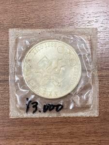 笠「8600」メキシコ　オリンピック　銀貨　　銀　SILVER　シルバー　1968