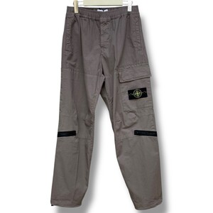 STONE ISLAND 24SS PANTALONE COMFORT W30 カーキ 801532611 ストーンアイランド カーゴパンツ ロゴパッチ