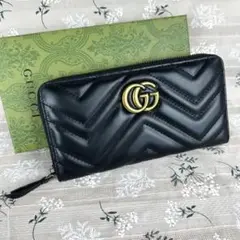 美品譲渡  GUCCI グッチ GGマーモント長財布