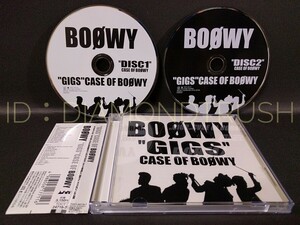 ☆帯付 音質良好☆ ◆BOOWY~GIGS~ CASE OF BOOWY◆ 2001年盤　2枚組 LIVE CDアルバム【1987年 神戸・横浜より 27曲 ベスト ライブ】 ボウイ