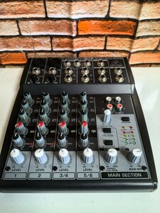 K177/BEHRINGER ベリンガー XENYX 802 アナログミキサー 本体のみ(ゆ)