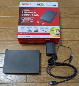 BUFFALO USB3.1(Gen.1)対応 外付けHDD 4TB ブラック HD-LD4.0U3-BKA