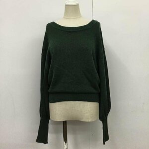 SLY FREE スライ ニット、セーター 長袖 Knit Sweater 緑 / グリーン / 10089213