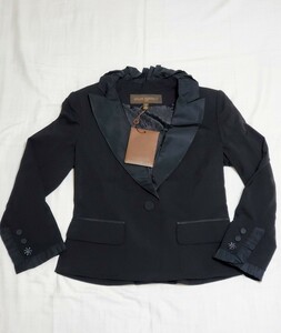 ルイヴィトン ジャケット 新品未使用 LOUIS VUITTON タグ付き ブラック サイズ42 LV 長袖 黒 