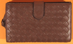 BOTTEGA VENETA(ヴォッテガ・ヴェネタ)財布,茶,中古