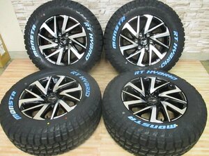 即納 新品 ナット付 モデリスタ トライディバス2 17インチ 6H139.7 8J+25 265/65R17 MONSTA RT HYBRID ホワイトレター プラド ハイラックス