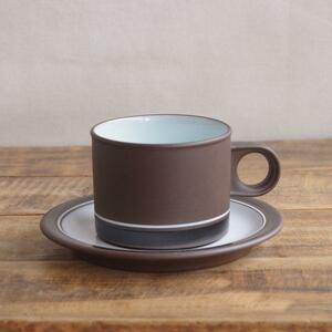 HORNSEA ホーンジー Contrast コントラスト コーヒーカップ ソーサー #231216-1~3 イギリス ヴィンテージ 食器 陶器 レトロモダン ブラウン
