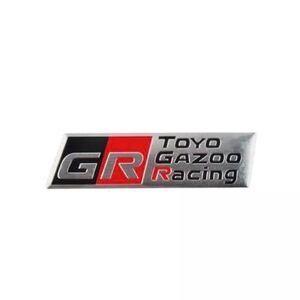 トヨタ GR アルミ ステッカー TOYOTA GAZOO yaris ヤリス 86 スープラ