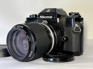 ★美品★ ニコン NIKON Nikomat EL ボディ ブラック / NIKON ZOOM NIKKOR 43-86mm F3.5★シャッター、セルフタイマー、露出計OK★ #1024-12