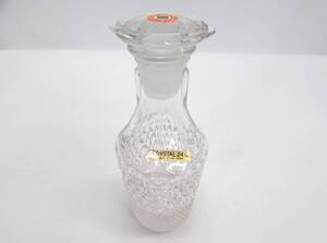 保管品 KAMEI GLASS カメイガラス クリスタルガラス 醤油さし 調味料入れ キッチン用品 食器 高さ15.2㎝ 