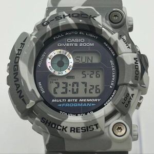 1円〜【限定品】CASIO カシオ G-SHOCK ジーショック 腕時計 ブラジリアン フロッグマン 迷彩 タフソーラー カーボン GW-200CF-7JF