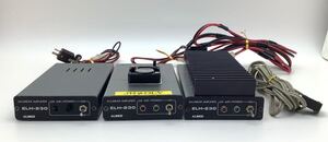 ⑯ ジャンク まとめ3点 ALINCO アルインコ ELH-230 2m LINEAR AMPLIFIER リニアアンプ ケーブル