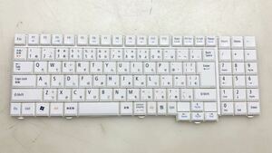 4061 NEC　LaVie L系列等用　日本語キーボード MP-09H70J066982 白 中古　現状品