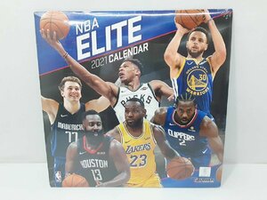 ☆新品未開封☆ １円～　アメリカ輸入品　カレンダー NBA 2021年版 エリートプレーヤー 壁掛け ポスター