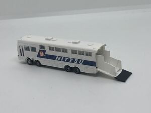 1円スタート　ハッチ付き　tomytecトラックコレクション 第5弾 品番059 日野馬匹運搬車　日本通運　ミニカー　Nゲージ