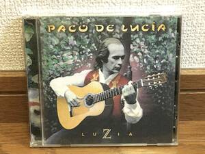 PACO DE LUCIA / LUZIA フラメンコ 名作 国内盤(品番:UICY-3130) 帯付 Super Guitar Trio / Tino Di Geraldo / Carles Benavent / Duquende