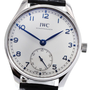 IWC SCHAFFHAUSEN IW358304 ポルトギーゼ・オートマティック40 スモールセコンド 自動巻き メンズ 箱・保証書付き_825722