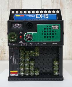 昭和レトロ　当時物　 　科学教材玩具　レトロ玩具　 ＊学研　電子ブロック　 　EX-SYSTEM EXシステム　 ＊MODEL EX-15 ＊元箱　説明書　　