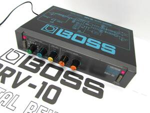 1円～ 動作品 BOSS ボス RRV-10 デジタルリバーブ エフェクター ACアダプター付き