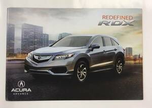 メキシコ仕様ACURA RDX・カタログ