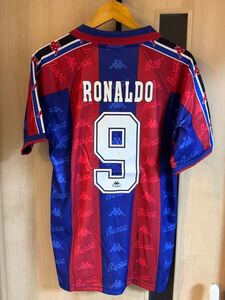 バルセロナ1996-97 ホーム　ロナウドRonaldoユニフォーム　Lサイズ