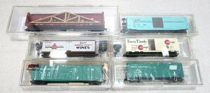 ■マイクロトレイン ATLAS Deluxe Nゲージ 貨車 計6点セット Burlington Northern Santa Fe / Keith Tank Line / Penn Central 他