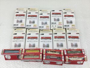 D927-60【プラモデル17点まとめ】タカラ マイクロゲージ Zゲージ EF-81 鉄道模型/電車/昭和レトロ 路面電車コレクション/ローソン限定t