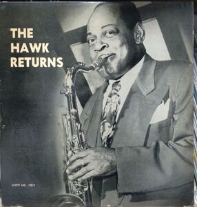 US盤Savoy赤ラベルMono Coleman Hawkins/The Hawk Returns