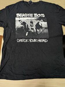 【服飾】 ビンテージ 古着 バンド Tシャツ レア BEASTIE BOYS ビースティ・ボーイズ Check Your Head Tee ブラック M