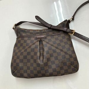 ☆1円☆LOUIS VUITTON ルイヴィトン ダミエ ブルームズベリPM ショルダーバッグ N42251 ブラウン エベヌ レザー シリアルSP1009