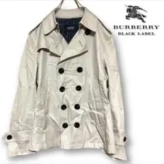 ★【匿名発送】BURBERRY BLACK LABELトレンチコート Pコート